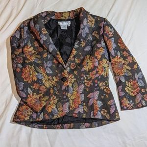 Vintage Maggy London Floral Blazer